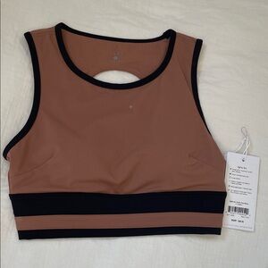 Elegant Tan Sports Bra